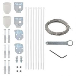 Ensemble d'accessoires pour écran de balcon 29 pcs alsavelo