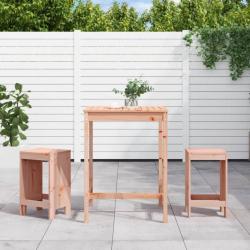 bar de jardin 3 pcs bois massif de Douglas