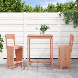 bar de jardin 3 pcs bois massif de Douglas