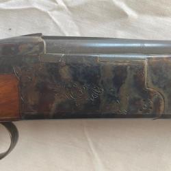 Très beau Fusil superposé SUPER CHARLIN jaspé cal 16