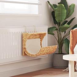 Lit pour chats avec coussin Jacinthe d'eau 37 x 20 x 20 cm alsavelo