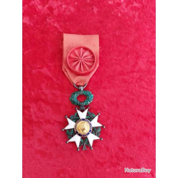 Croix d'officier de la lgion d'honneur 3me rpublique or et argent 2