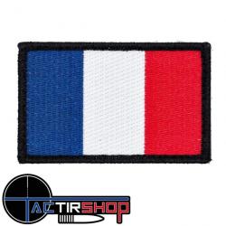 Patch Velcro Drapeau Français Brodé