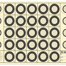 100 Cibles Benchrest 22 Hunter 42 x 29,7 cm (A3)