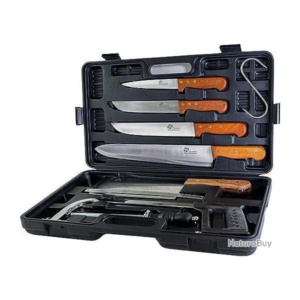 Vente Flash ! PRADEL EXCELLENCE THIERS VALISE DE BOUCHER 7 PIECES 54785l8