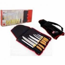 PRADEL EXCELLENCE THIERS SAC DE COUTELLERIE 7 PIECES CONVERTIBLE EN TABLIER