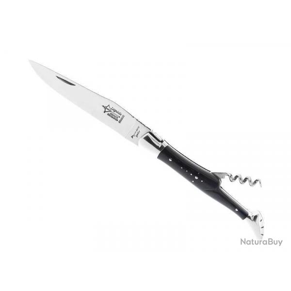 LAGUIOLE G.DAVID 2P EBENE MITRES INOX 12CM G.DAVID