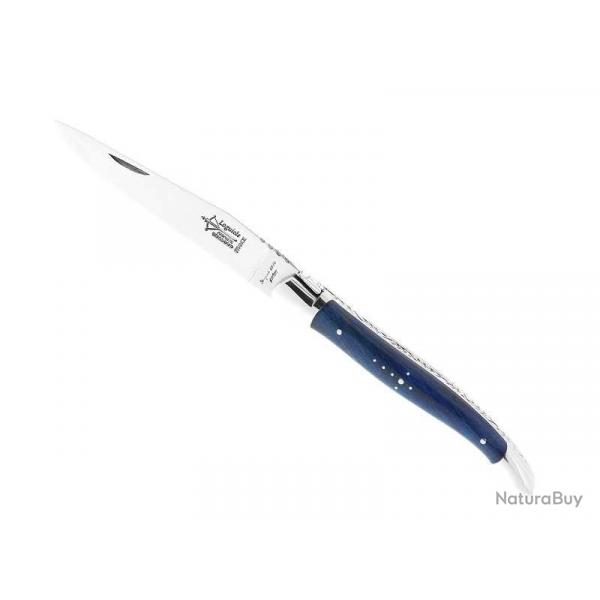 LAGUIOLE G.DAVID HTRE TEINTE BLEU MITRES INOX 12CM