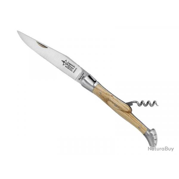 LAGUIOLE G.DAVID 2P CHATAIGNIER MITRES INOX MAT 12CM