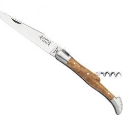 LAGUIOLE G.DAVID 2P GENEVRIER MITRES INOX MAT 12CM