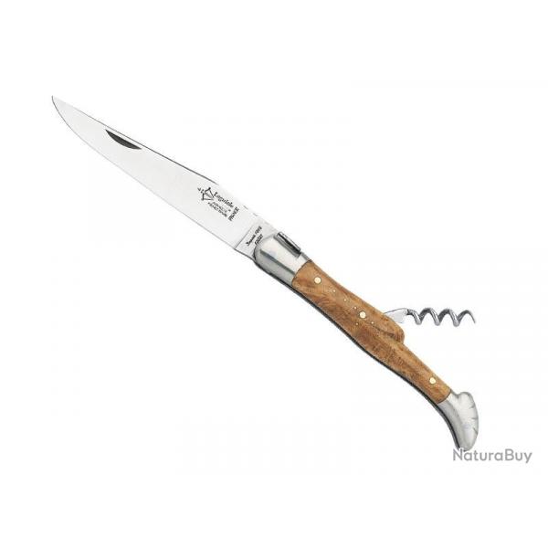 LAGUIOLE G.DAVID 2P GENEVRIER MITRES INOX MAT 12CM