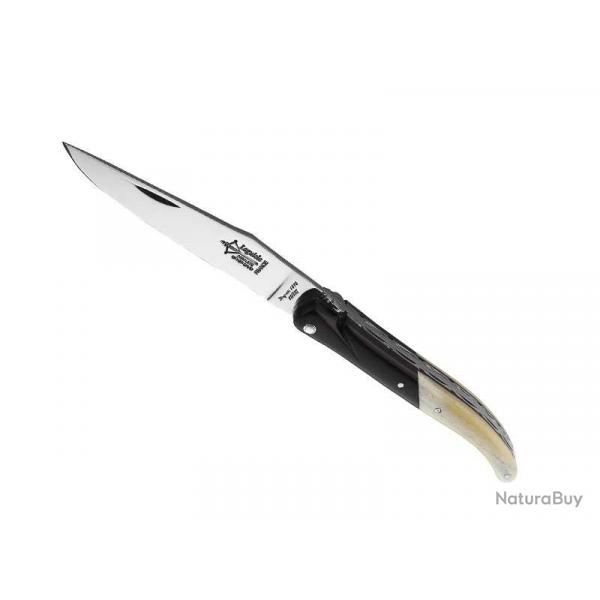 LAGUIOLE G.DAVID FORGE PLEIN MANCHE EBENE/OS 12CM