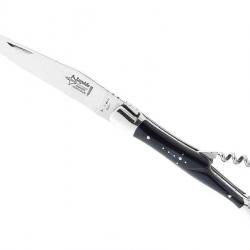 LAGUIOLE G.DAVID 2P CORNE MITRES INOX 12CM