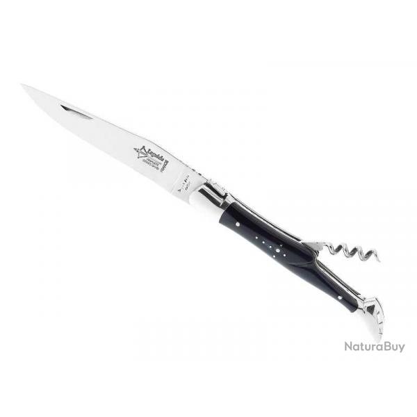 LAGUIOLE G.DAVID 2P CORNE MITRES INOX 12CM