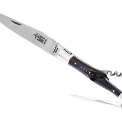 LAGUIOLE G.DAVID 3P CORNE MITRES INOX 12CM