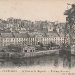 CPA -BREST -  Port militaire,le quai de la Majorité N°115
