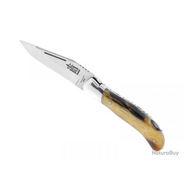 LAGUIOLE G.DAVID FACON CORNE BLONDE MITRE INOX 12CM