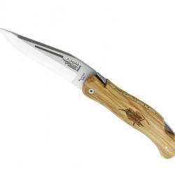 LAGUIOLE CHASSE G.DAVID PLEIN MANCHE OLIVIER 12CM BECASSE