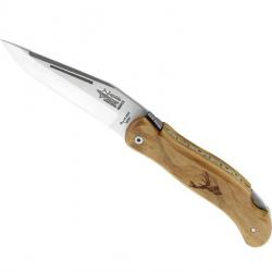 LAGUIOLE CHASSE G.DAVID PLEIN MANCHE OLIVIER 12CM CERF