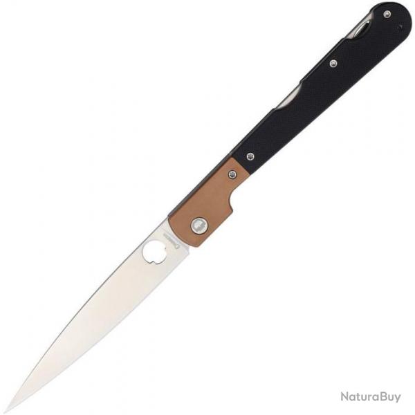 Couteau Daggerr Corso Black Lame Spear Point Acier VG-10 Manche G10 Lockback DGR2303BKST