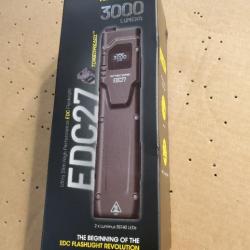 Lampe nitecore EDC27. 3000 lumens