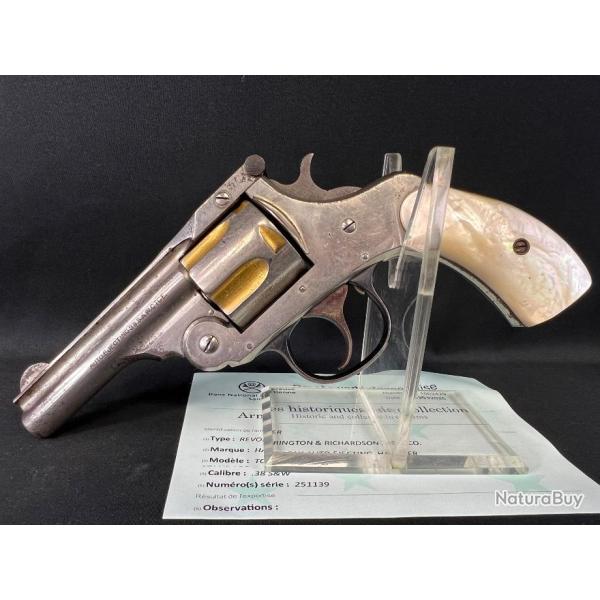 HARRINGTON RICHARDSON TOP BREAK AUTO EJECTING HAMMER cal 38sw