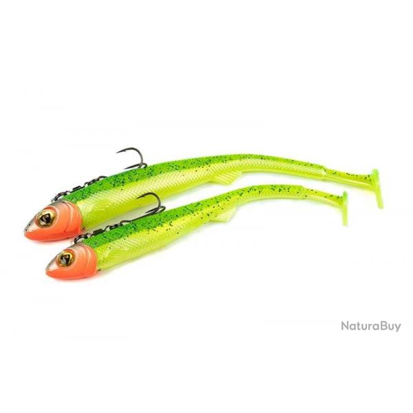 Leurre Souple Fox Rage Pelagic Ready Rig Slick Fast 21cm 60g 21cm Lemon Tiger A l'unit