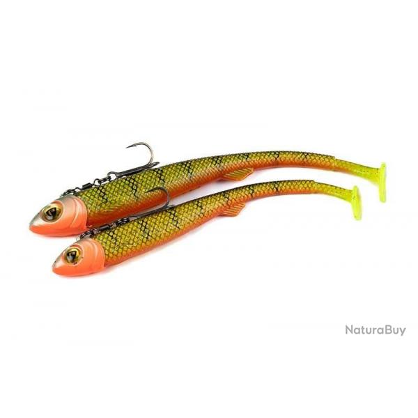 Leurre Souple Fox Rage Pelagic Ready Rig Slick Fast 21cm 60g 21cm Natural Perch A l'unit