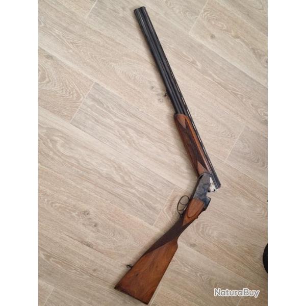 BOUCHER fusil superpos a tuile CAL 12/70  demi plein choke en trs bel etat