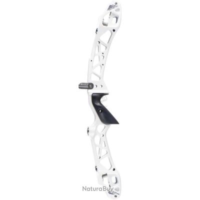 ILF – Poignée d'élévation d'arc recourbée en alliage de magnésium pour chasse, compétition, ciblage, tir, 63,5 cm (vert, main droite