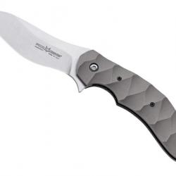 COUTEAU FOX FLIPPER TITANIUM MANCHE NYLON