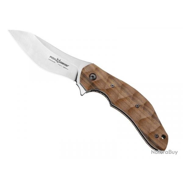 COUTEAU FOX FLIPPER BOIS DE SANTOS MANCHE 12CM