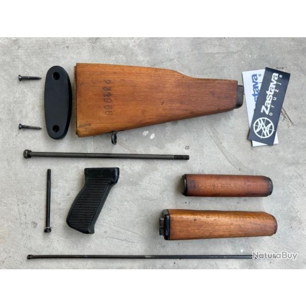 Ensemble bois + poigne + tige ZASTAVA M70 - Conversion ZASTAVA M2010G / PAPG / M05 C2 / AK YUGO