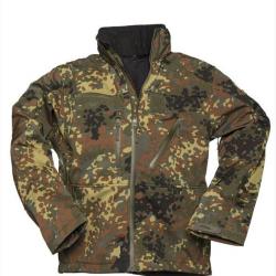 VESTE SOFTSHELL SCU 14 CAMO FLECKTARN BUNDESWEHR