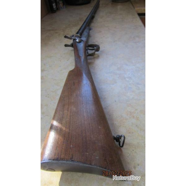 fusil chasse poinon St Etienne cal 16 /65 Clavette d'ouverture . Plutt TB.Brunissage TB Pas de jeu