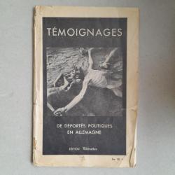 Témoignages de déportés politiques en Allemagne, Camps d'extermination