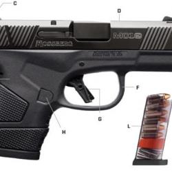 Pack Pistolet Mossberg MC1SC Avec 5 Chargeurs