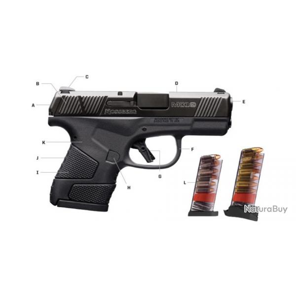 Pack Pistolet Mossberg MC1SC Avec 5 Chargeurs