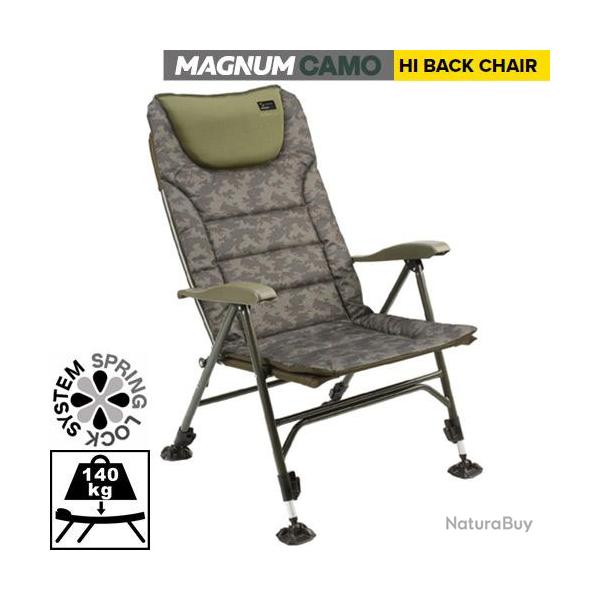 Level Chair Carp Spirit Magnum Evo Hi Back Camo