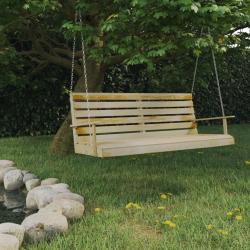 Balancelle Bois de pin imprégné 155x65x60 cm alsavelo