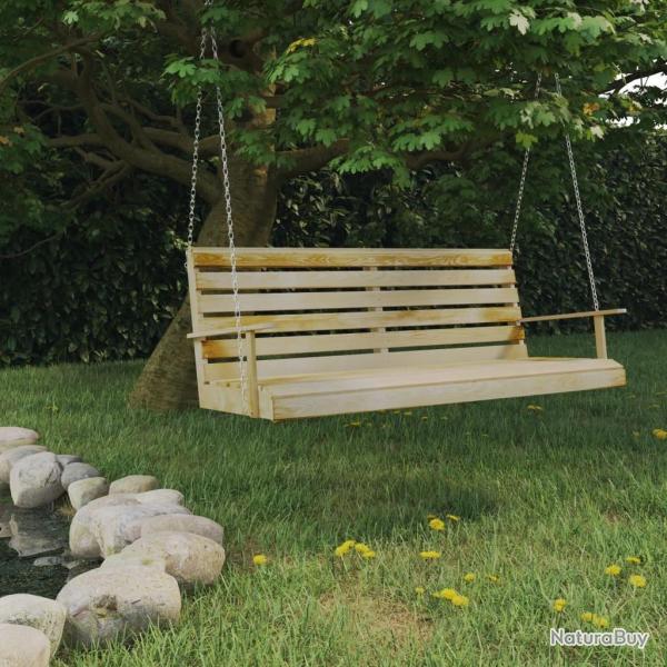 Balancelle Bois de pin imprgn 155x65x60 cm alsavelo