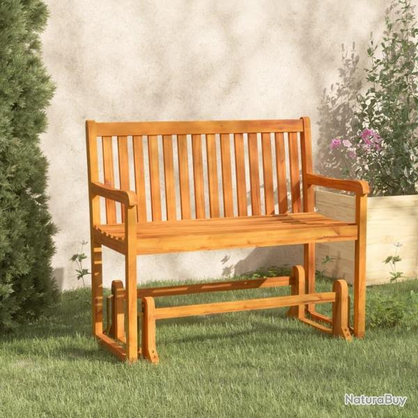 Balancelle de jardin 110 cm Bois d'acacia solide alsavelo