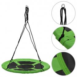 Balançoire 110 cm 100 kg Vert alsavelo