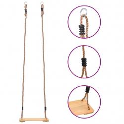 Balançoire à planche 200 cm Bois de pin solide alsavelo