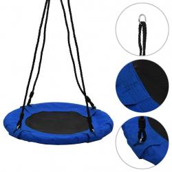 Balançoire 60 cm 100 kg Bleu alsavelo