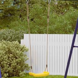 Balançoire d'extérieur d'enfants simple et corde réglable jaune alsavelo