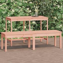 Banc de jardin à 2 places 159,5x44x45 cm bois massif de douglas alsavelo