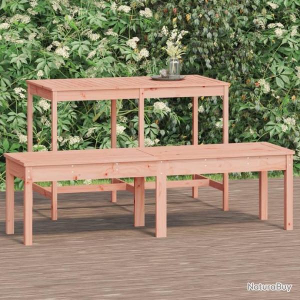 Banc de jardin  2 places 159,5x44x45 cm bois massif de douglas