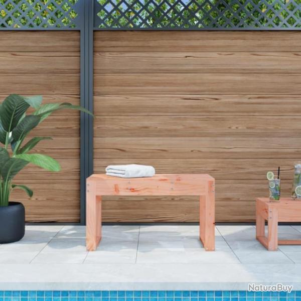 Banc de jardin 80x38x45 cm bois massif Douglas