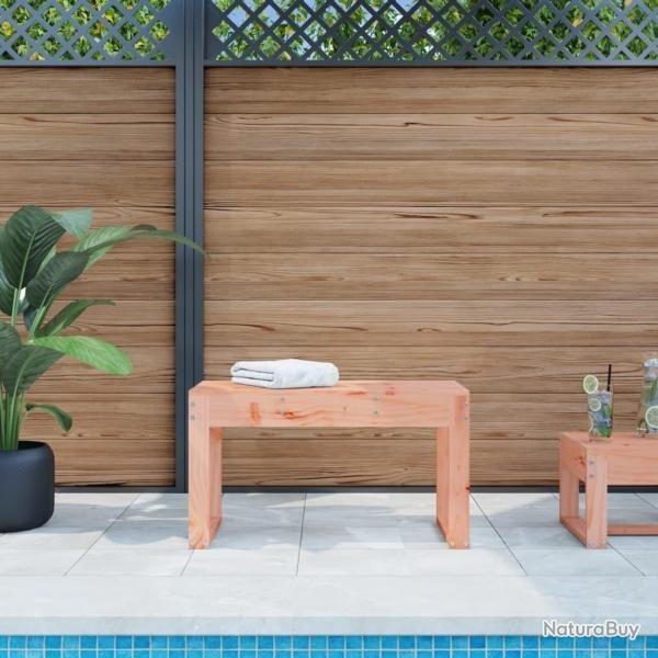 Banc de jardin 80x38x45 cm bois massif Douglas alsavelo